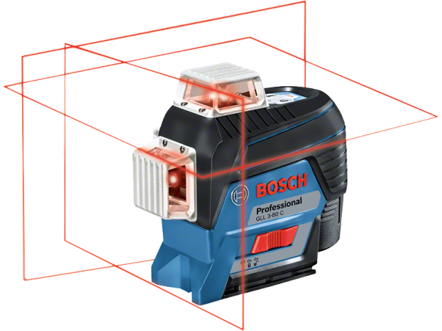 Linijski laser Bosch GLL 3-80 C, 0601063R00